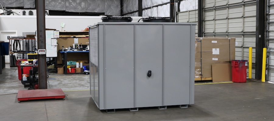Cold Shot Chillers industrial chiller on the factory floor